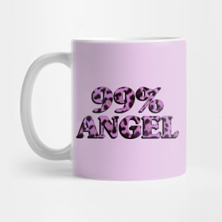 99% angel (leopard print) Mug